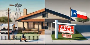 Inherited home in Texas split view